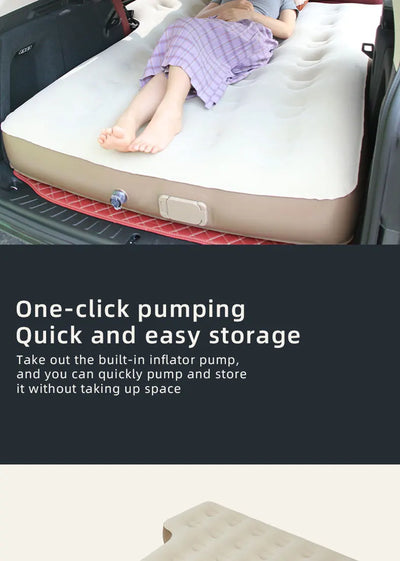 Automatic Inflatable Car Air Mattress Bed