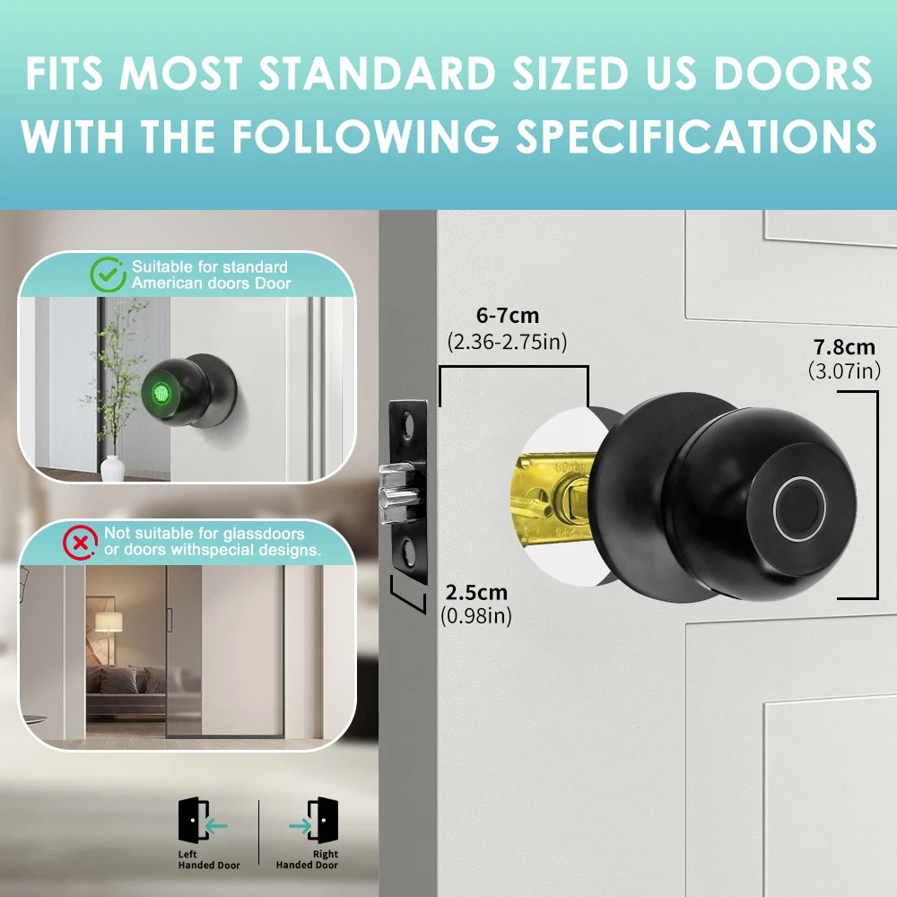 Smart Keyless Entry Door Lock (3-in-1)