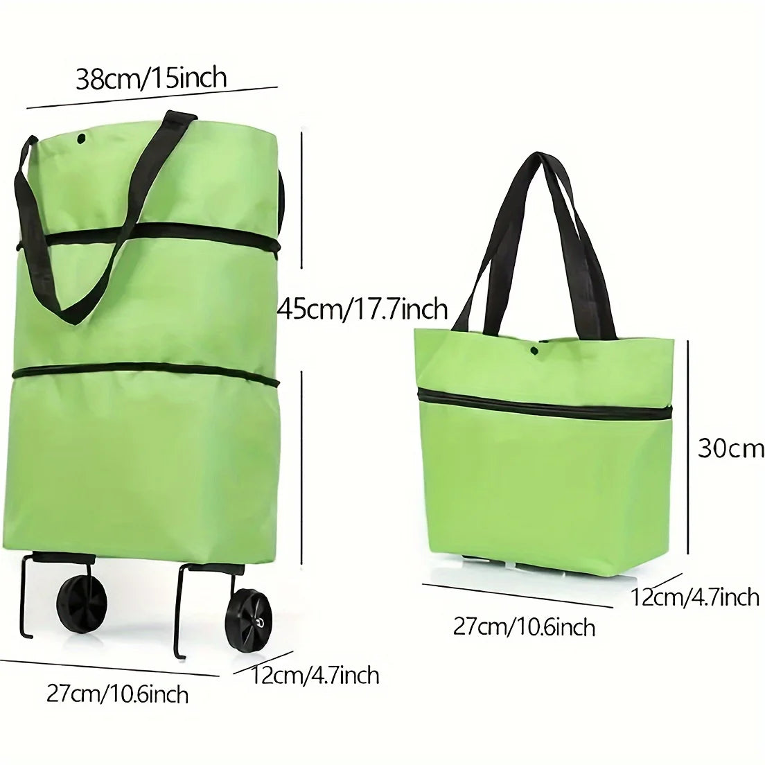 Foldable Shopping Trolley Bag