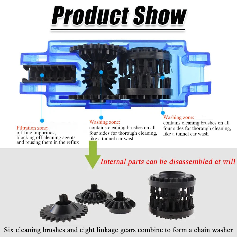 Bycicle Chain Cleaner Tool Set