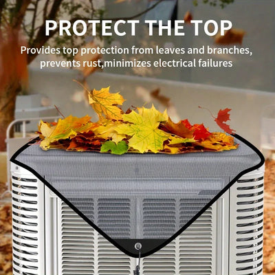 Outdoor AC Cover with Drawstring