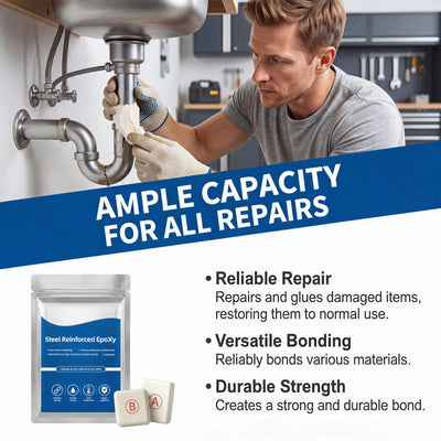 Heavy-Duty Steel Reinforced Epoxy Putty