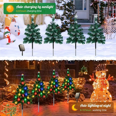 Solar Christmas Tree Lights – Color Changing