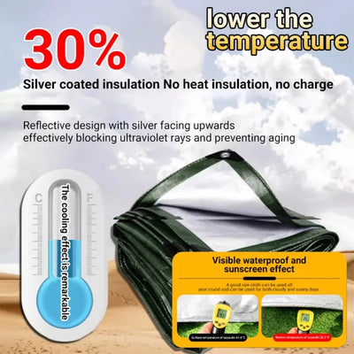 UV-Resistant Waterproof PE Tarpaulin