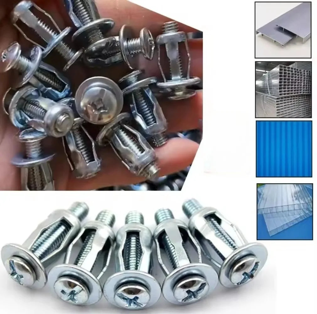 Petal Nut License Plate Fasteners – M4/M5/M6