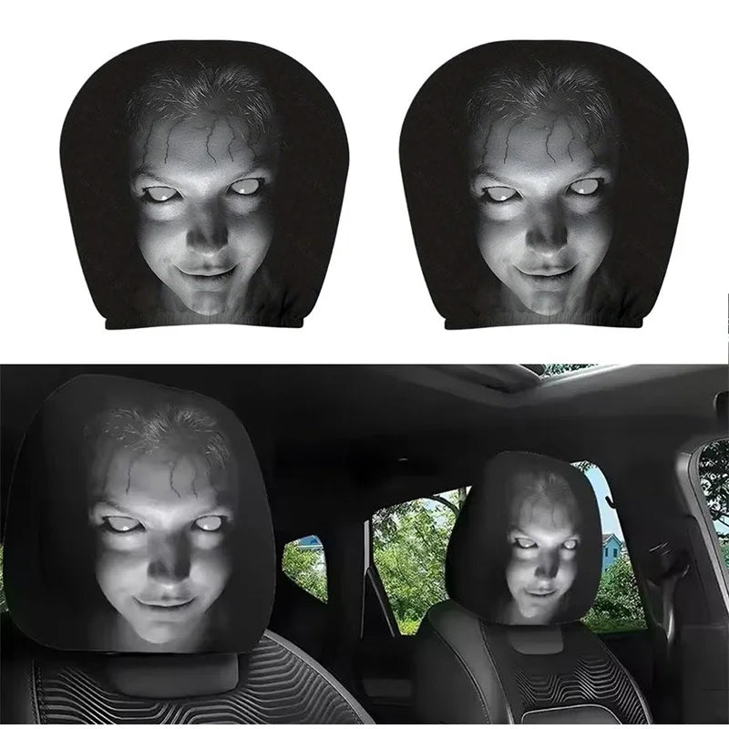Halloween Car Seat Headrest Cover