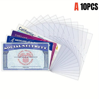 PVC Card Protector Sleeves (8/10/20 Pack)