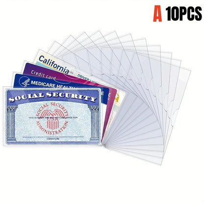 PVC Card Protector Sleeves (8/10/20 Pack)