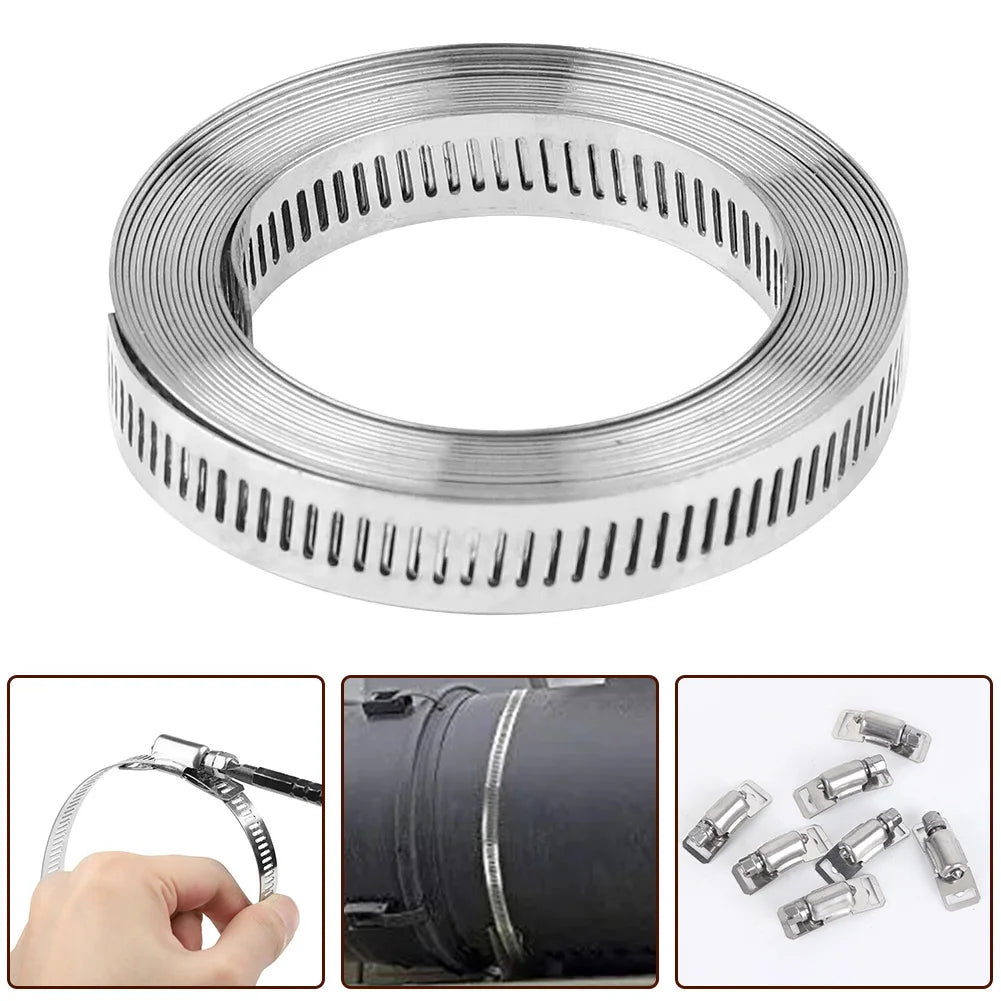Adjustable Hose Clamp Kit (9.8 ft)