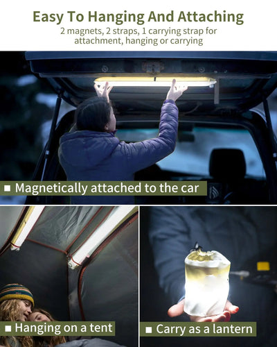 Solar LED Tube Camping Light