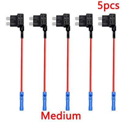 Automotive Add-a-Circuit Fuse Tap Adapters (5/10-Pack)