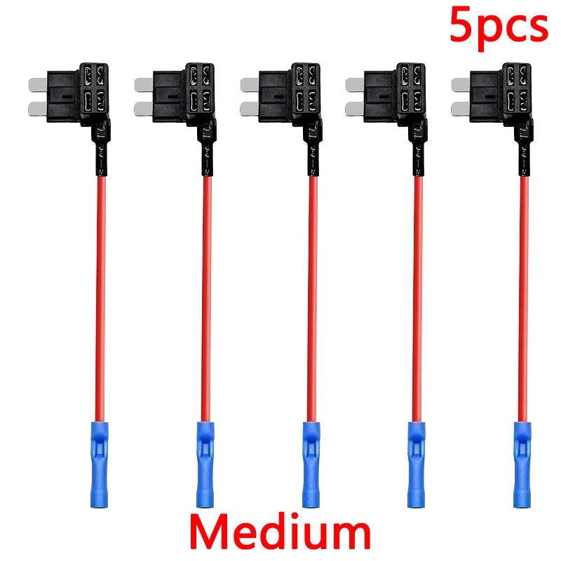 Automotive Add-a-Circuit Fuse Tap Adapters (5/10-Pack)