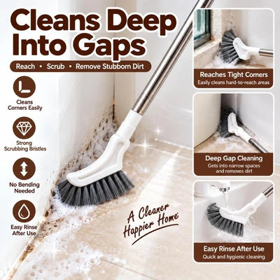Extendable Crevice Cleaning Brush – Long Handle Gap Cleaner