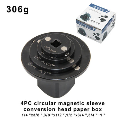 4PC Magnetic Socket Adapter Set