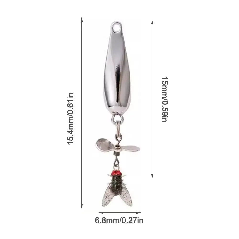 Artificial Fly Spinner Fishing Lure Set