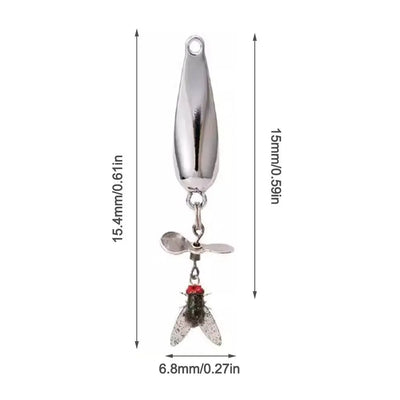 Artificial Fly Spinner Fishing Lure Set
