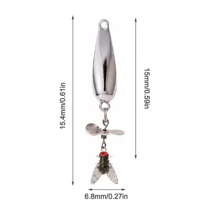 Artificial Fly Spinner Fishing Lure Set