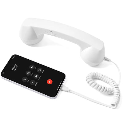 Wired Retro Telephone Handset Receiver (Type-C / 3.5mm)