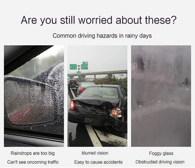 Anti-Fog Waterproof Rearview Mirror Film Kit