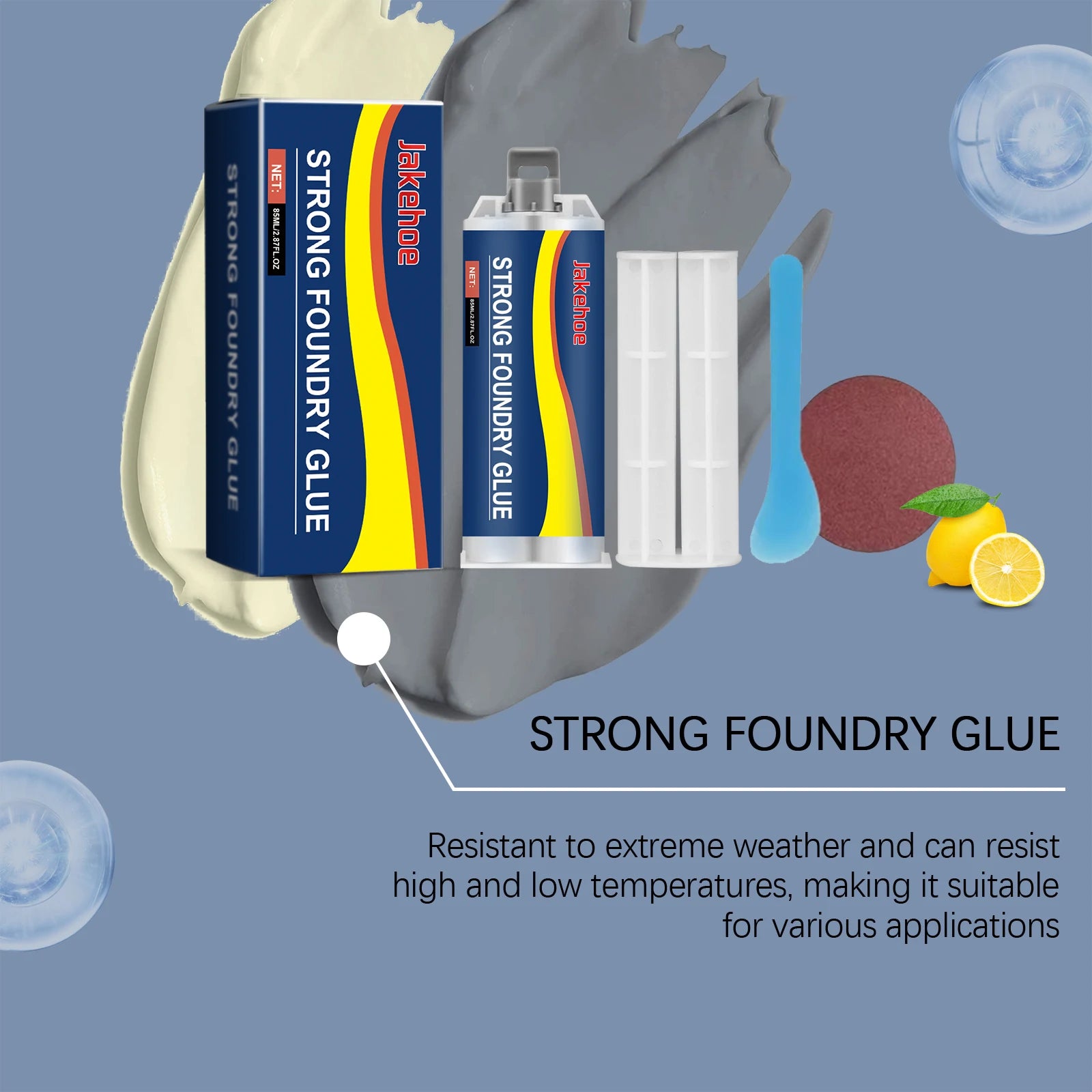 Strong Metal Repair Glue (High Temp & Waterproof)