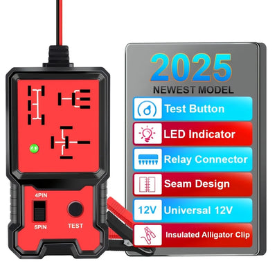 12V Car Relay & Battery Tester