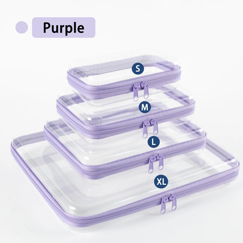 Transparent Zipper Storage Bag