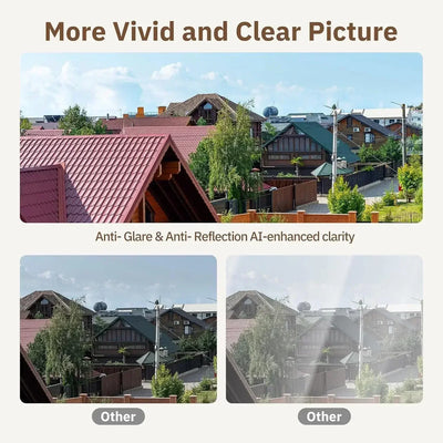3MP Window WiFi Security Camera with Color Night Vision