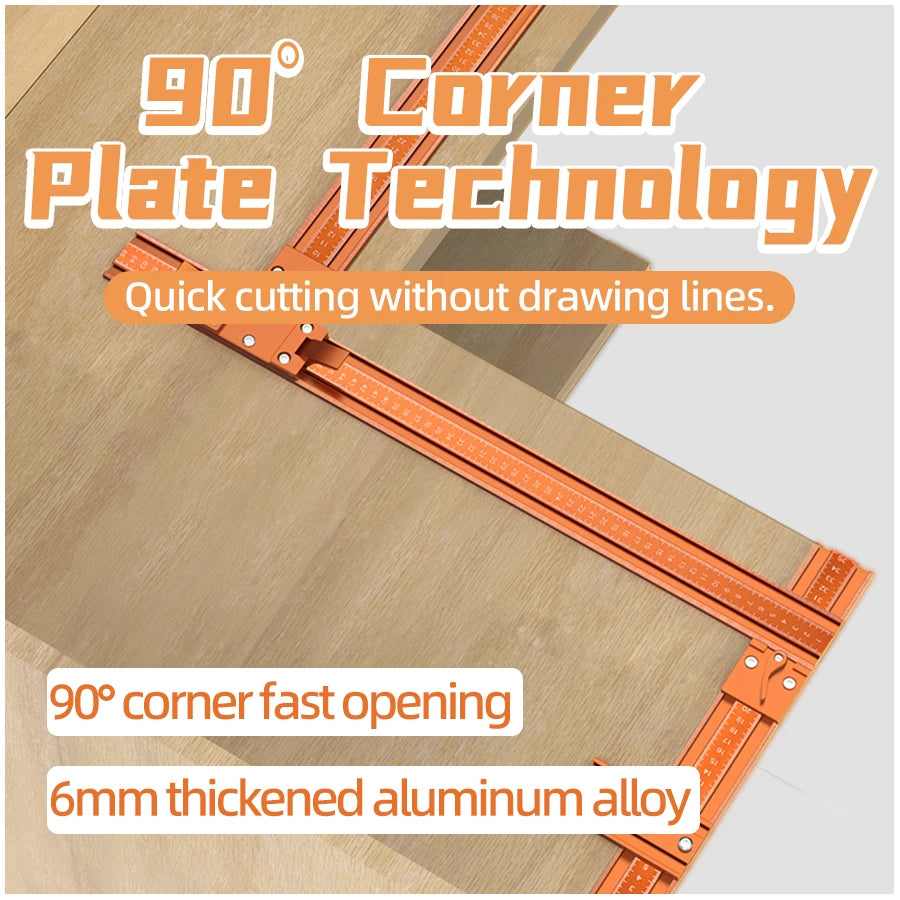 Multifunctional Precision Circular Saw Cross-Cut Guide Frame
