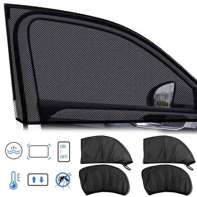 Car Window Sunshade & Mosquito Screen