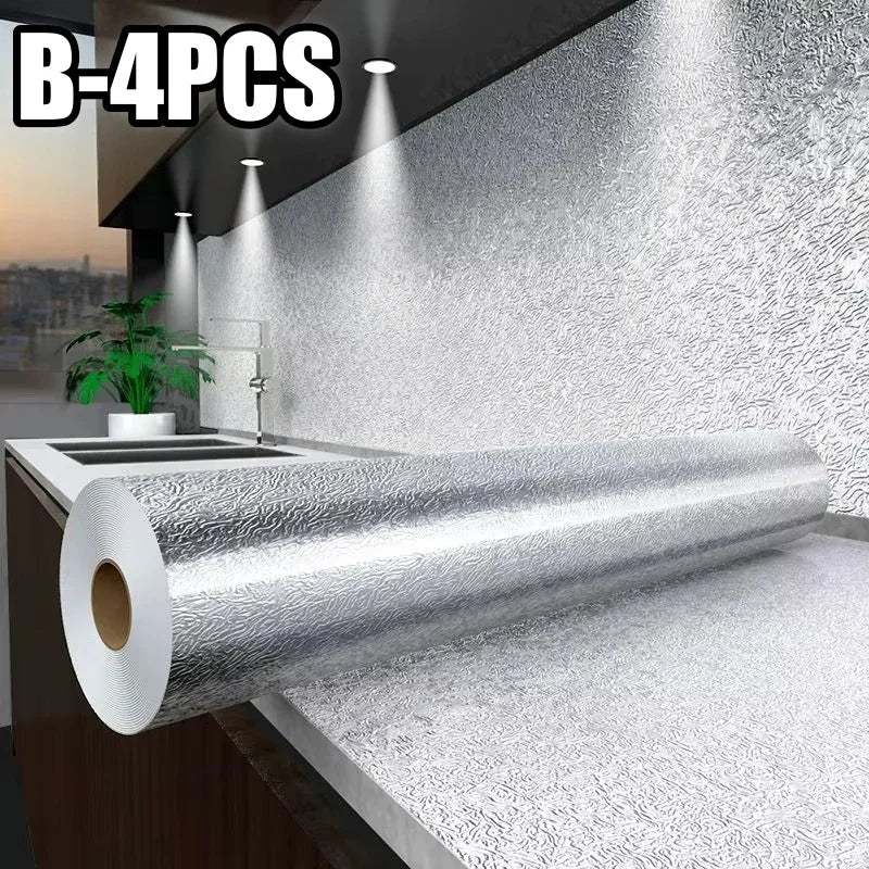 Aluminum Kitchen Wallpaper