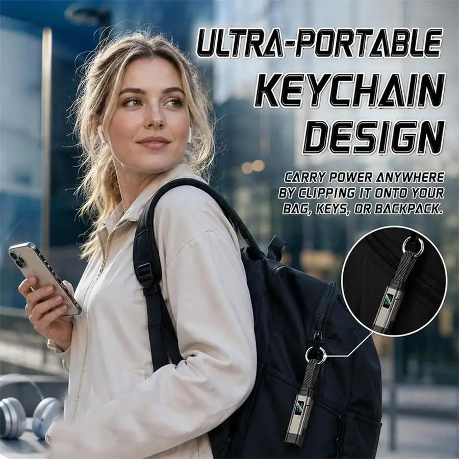 4-in-1 65W Keychain Charging Cable