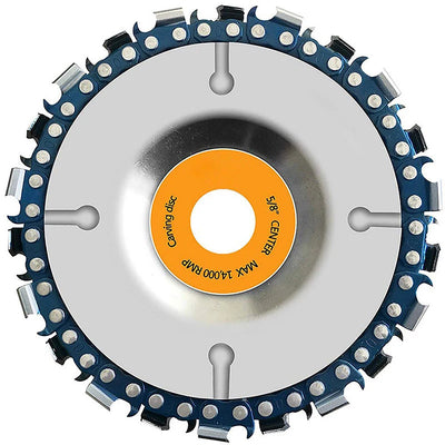 4" 22T Wood Carving Chain Disc