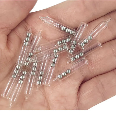 Fishing Glass Rattle Tubes Set – 100PCS