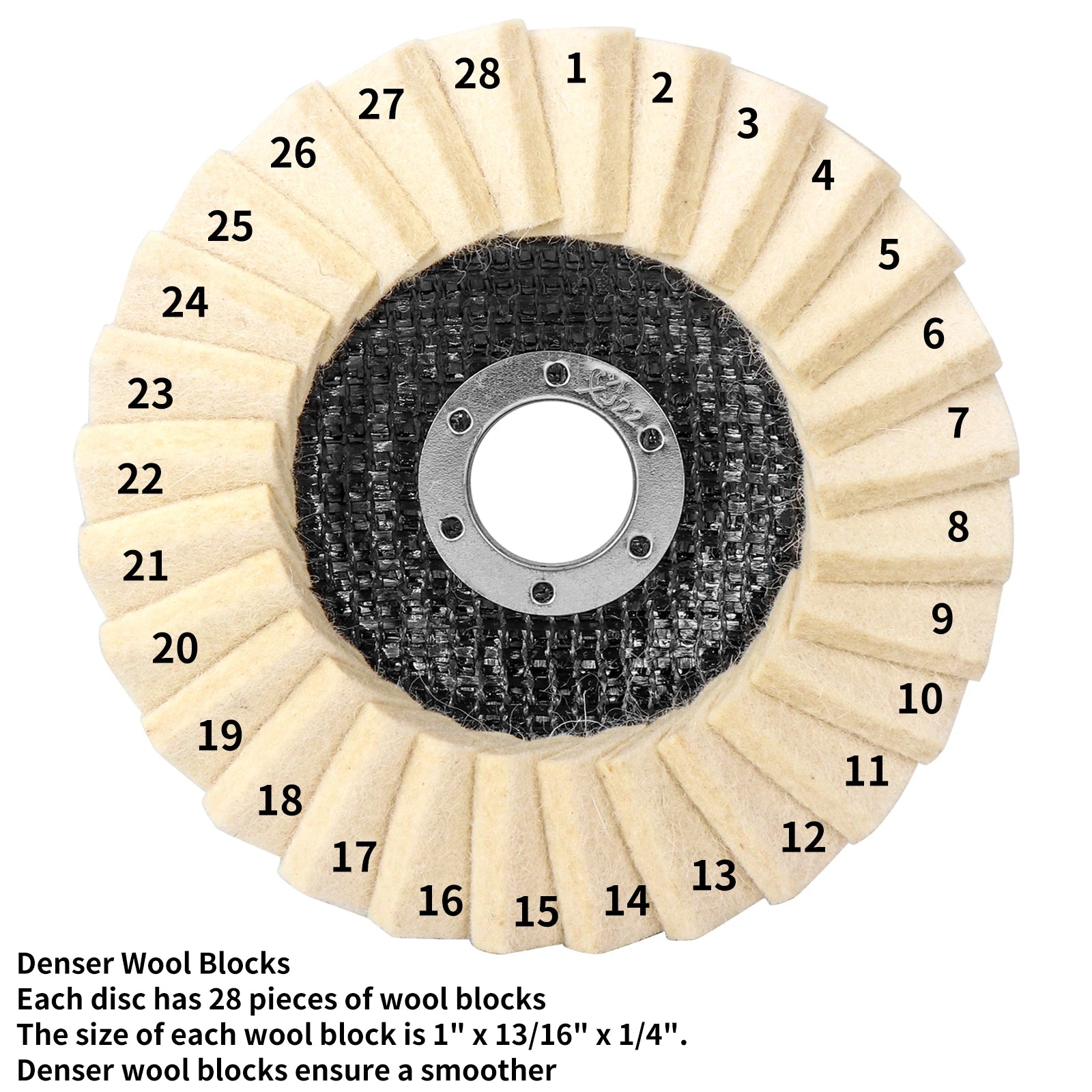 Wool Polishing Wheel Disc (K)