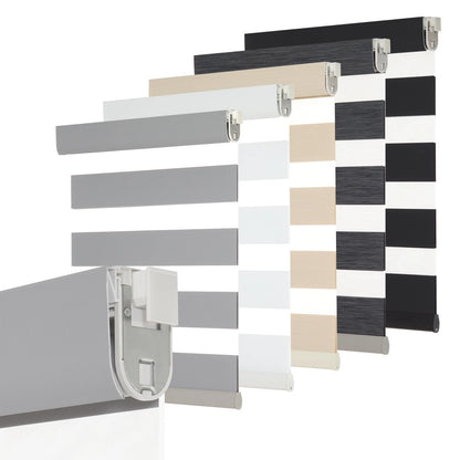 No-Drill Cordless Zebra Blinds