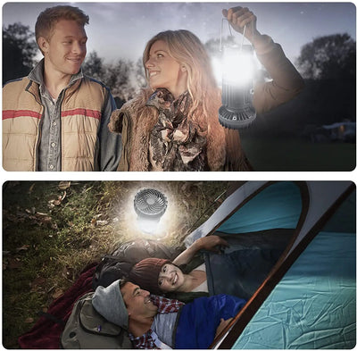 Multi-Function Solar Fan Light
