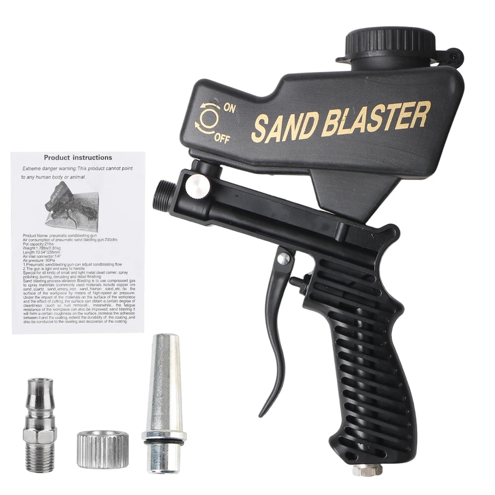 Gravity Feed Sandblasting Gun