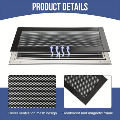 4Pcs Magnetic Mesh Air Vent Cover Filters (10x4")