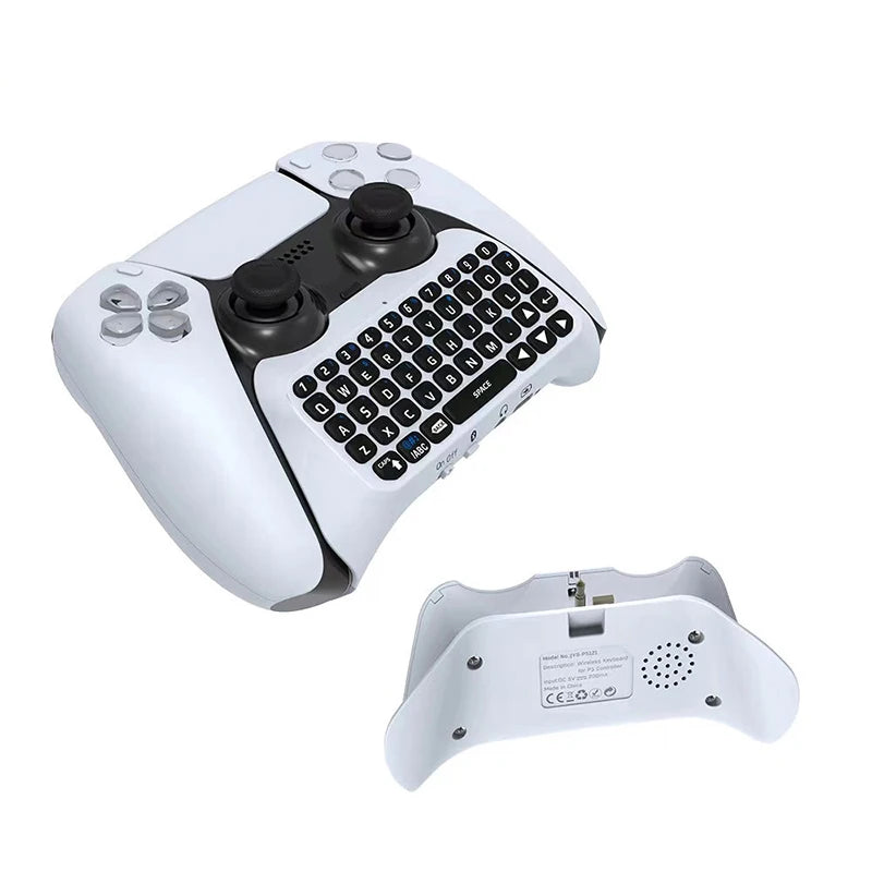 Wireless Bluetooth Keyboard for PS5 Controller