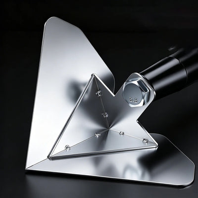 90° Stainless Steel Corner Trowel – Drywall & Plaster Finishing Tool
