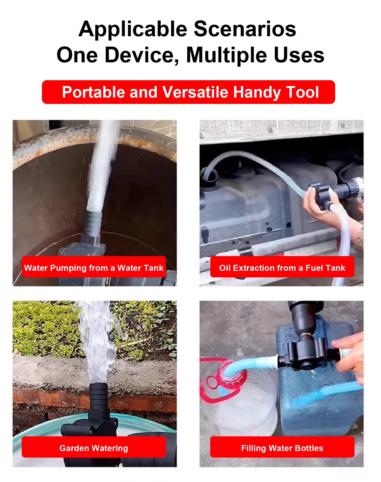 Drill Powered Water Pump