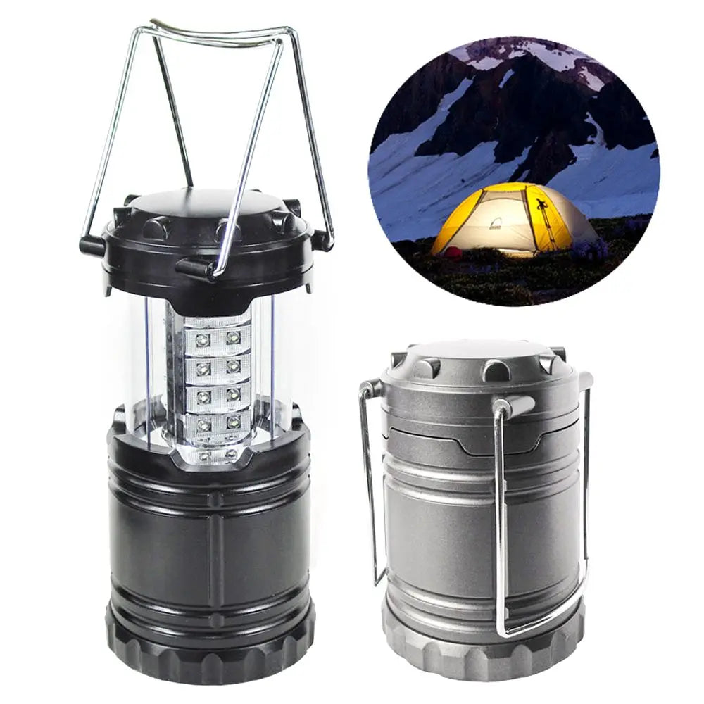 Solar & Battery Emergency Portable LED Camping Lantern