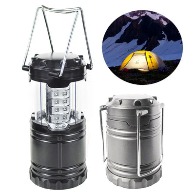Solar & Battery Emergency Portable LED Camping Lantern