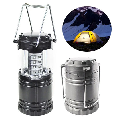Solar & Battery Emergency Portable LED Camping Lantern