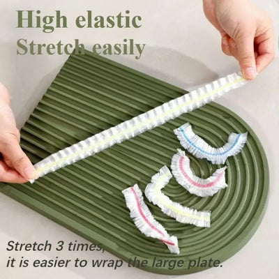 Reusable Elastic Food Storage Covers & Stretch Bowl Lids