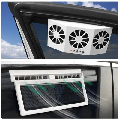 Triple Window Car Fan