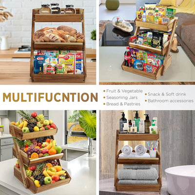 Fruit & Veggie Basket Stand