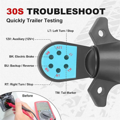 7-Pin Trailer Plug & Tail Light Circuit Tester