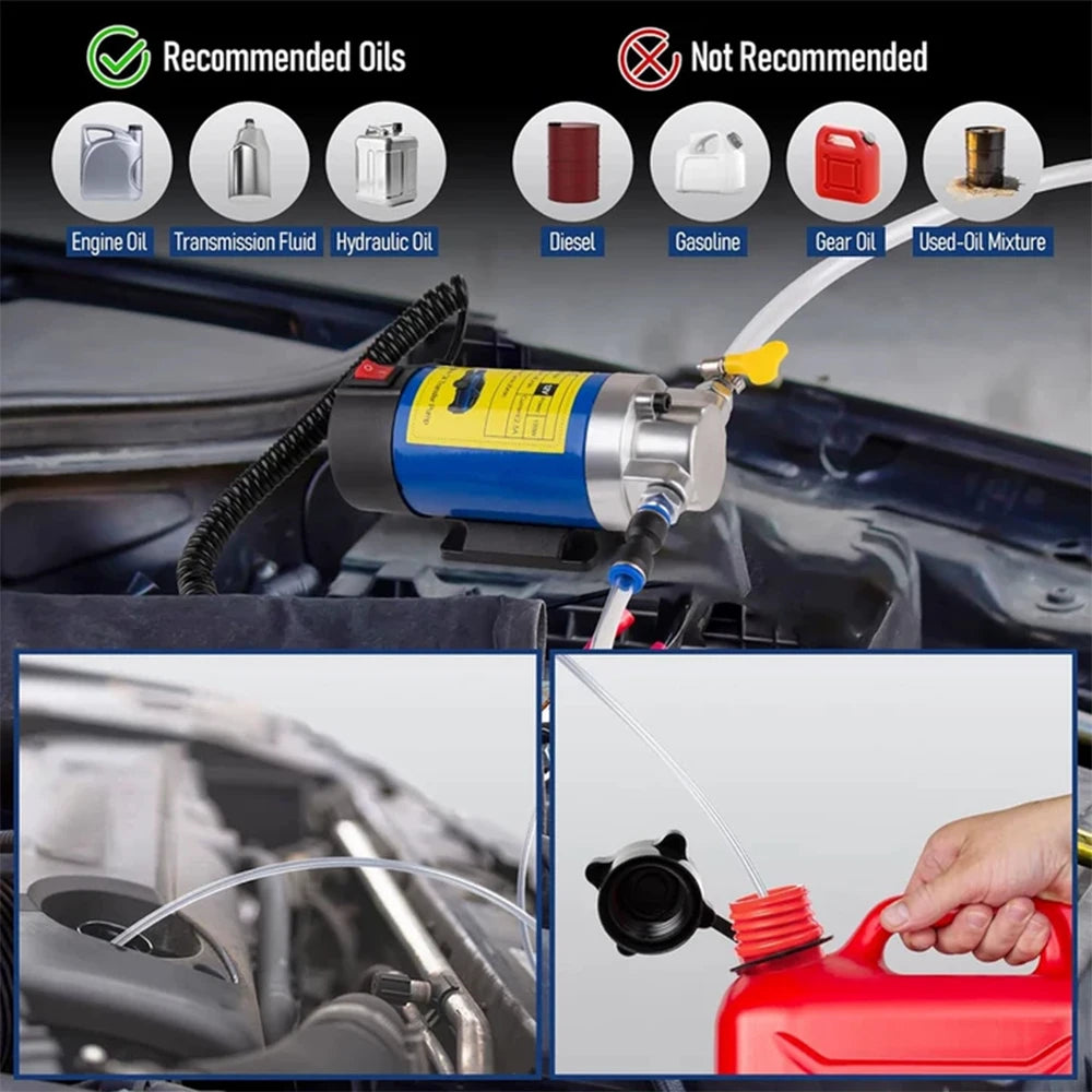 12V Electric Motor Oil & Diesel Transfer Pump