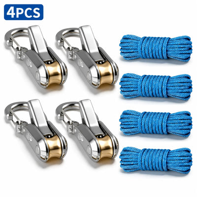 6-Pack Heavy-Duty Roller Rope Tensioners